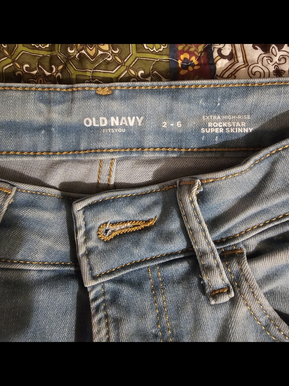 Old Navy Light Blue Rockstar Super Skinny Jeans